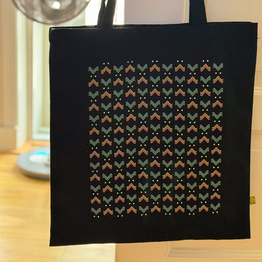 RQ & Pattern Tote Bag